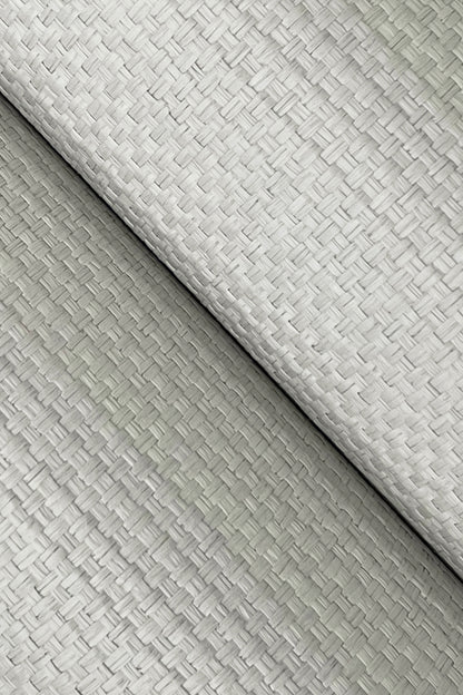 York Wallcoverings Grasscloth and Natural Resource Wicker Work Grey Wallpaper Traditional Grasscloth Greys   - GV0264