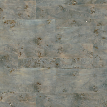 York Wallcoverings Grasscloth and Natural Resource Burlwood Smoke Wallpaper Feature Wall Wood Veneer Greys   - GV0267