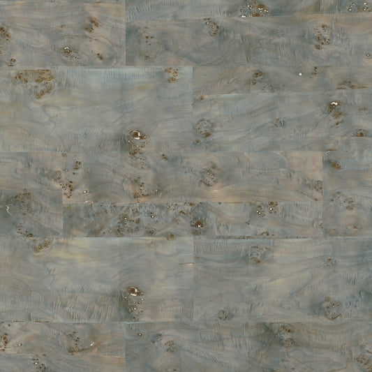 York Wallcoverings Grasscloth and Natural Resource Burlwood Smoke Wallpaper Feature Wall Wood Veneer Greys   - GV0267