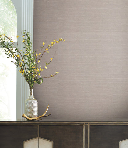 York Wallcoverings Best Sellers Delicate Abaca Slate Wallpaper Traditional Grasscloth Greys   - GV0283