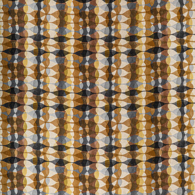 LEE JOFA MODERN PRINT GEOMETRIC BROWN,GOLD,   - GWF-3775.64.0