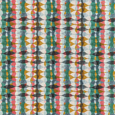 LEE JOFA MODERN PRINT GEOMETRIC MULTI,PINK,GREEN   - GWF-3775.73.0