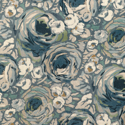 LEE JOFA MODERN PRINT  BLUE,TAUPE,IVORY   - GWF-3803.55.0