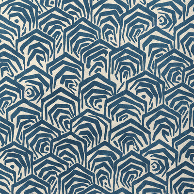 LEE JOFA MODERN PRINT GEOMETRIC BLUE,IVORY,BLUE   - GWF-3807.50.0