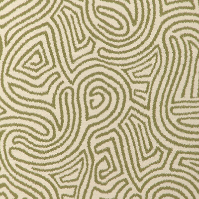 LEE JOFA MODERN CHENILLE GEOMETRIC CELERY,IVORY,GREEN   - GWF-3808.3.0