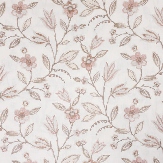 STOUT TEXTILES  MULTIPURPOSE,EMBROIDERIES TRADITIONAL, FLORAL BLUSH   - GWYN-1