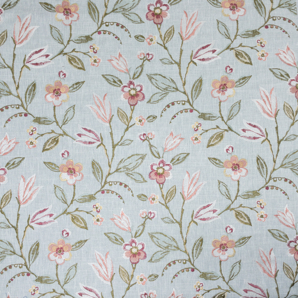 STOUT TEXTILES  MULTIPURPOSE,EMBROIDERIES TRADITIONAL, FLORAL CORNFLOWER   - GWYN-2