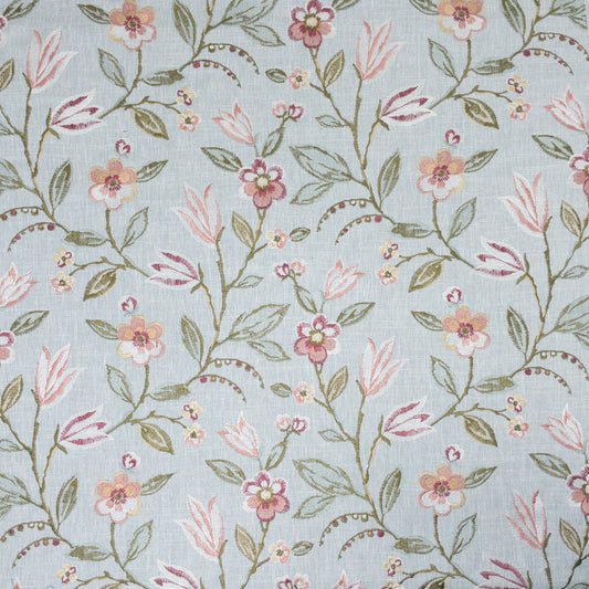 STOUT TEXTILES  MULTIPURPOSE,EMBROIDERIES TRADITIONAL, FLORAL CORNFLOWER   - GWYN-2