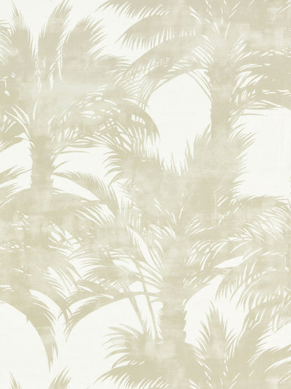 SCALAMANDRE  PALM PRINT FABRIC SAND   - GW 000116610 NEW SKU # GW166100001