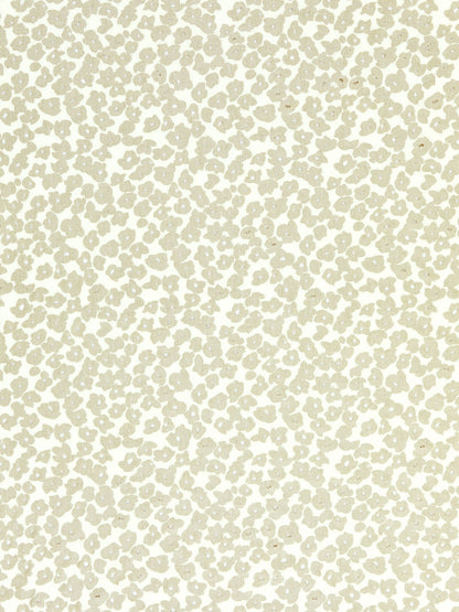 Beige speckled pattern on cream background; small irregular dots form a soft terrazzo-like print for fabric.