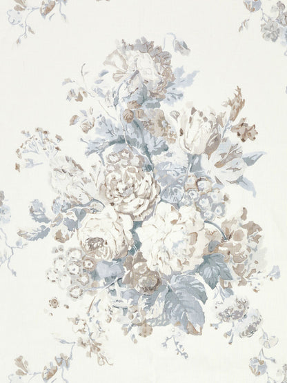 SCALAMANDRE  SYBILLA BOUQUET FABRIC FROST   - GW 000116621 NEW SKU # GW166210001
