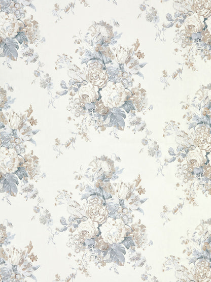 SCALAMANDRE  SYBILLA BOUQUET FABRIC FROST   - GW 000116621 NEW SKU # GW166210001