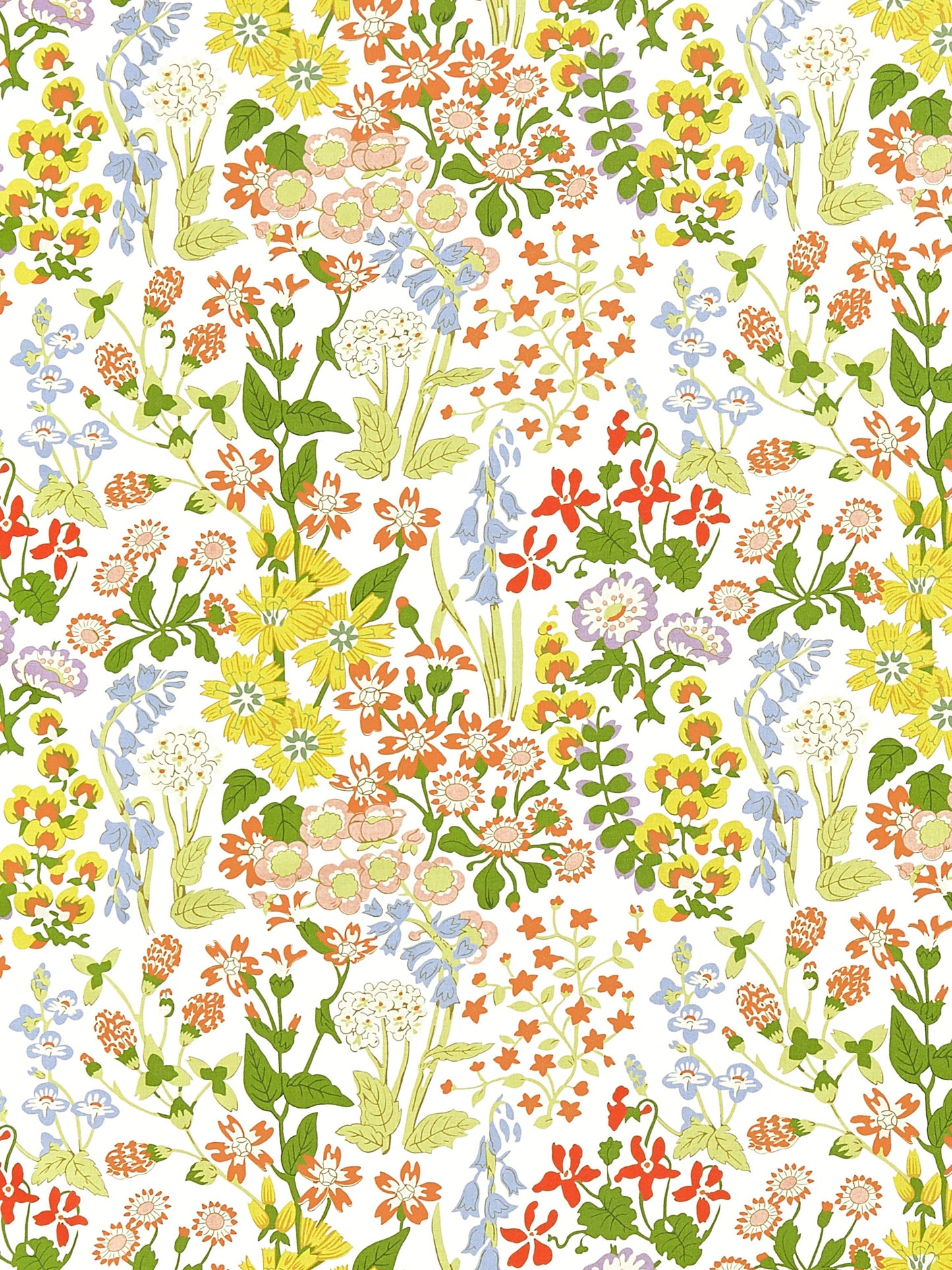 SCALAMANDRE  NYMPH FLORAL FABRIC SPRINGTIME   - GW 000116630