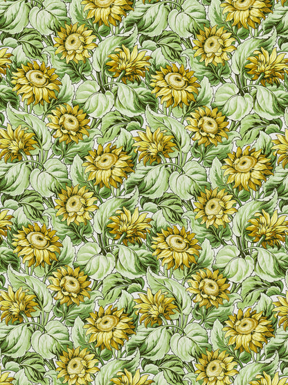 SCALAMANDRE  SUNFLOWER PRINT FABRIC HARVEST   - GW 000116631 NEW SKU # GW166310001