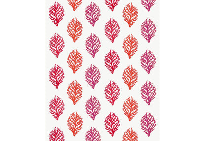 SCALAMANDRE  CORAL REEF EMBROIDERY FABRIC PASSION FRUIT   - GW 000127204 NEW SKU # GW272040001