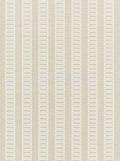 SCALAMANDRE  LARK STRIPE FABRIC SAND DOLLAR   - GW 000127245 NEW SKU # GW272450001