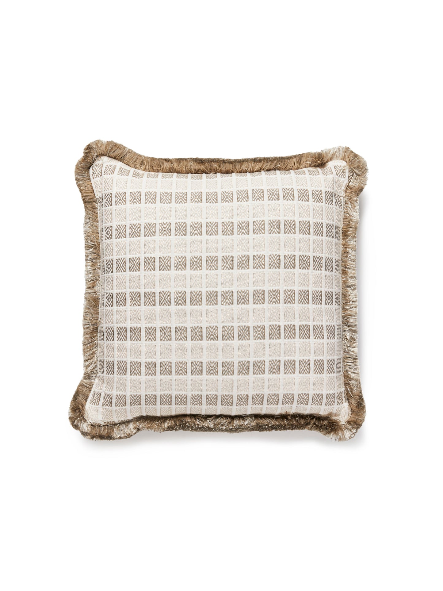 SCALAMANDRE PILLOWS   GEOMETRIC 
SMALL SCALE SQUARE    - GW 0001FAIRPILL