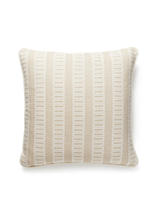 SCALAMANDRE PILLOWS   GEOMETRIC 
SMALL SCALE 
STRIPE SQUARE    - GW 0001LLARKSPIL NEW SKU # GWLLARKSPIL0001