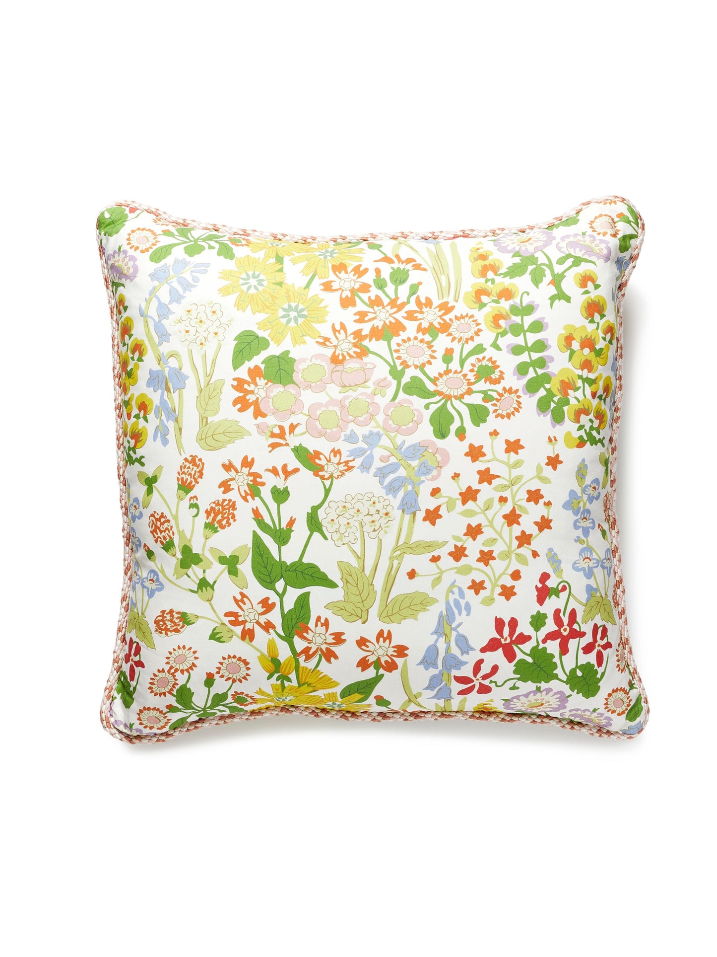 SCALAMANDRE PILLOWS   FLORAL SQUARE    - GW 0001NYMPHPILB NEW SKU # GWNYMPHPILB0001