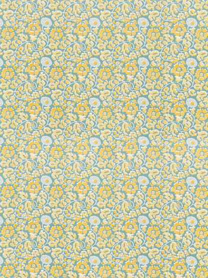 SCALAMANDRE  MAIDEN FLORAL FABRIC ARUBA   - GW 000216629 NEW SKU # GW166290002