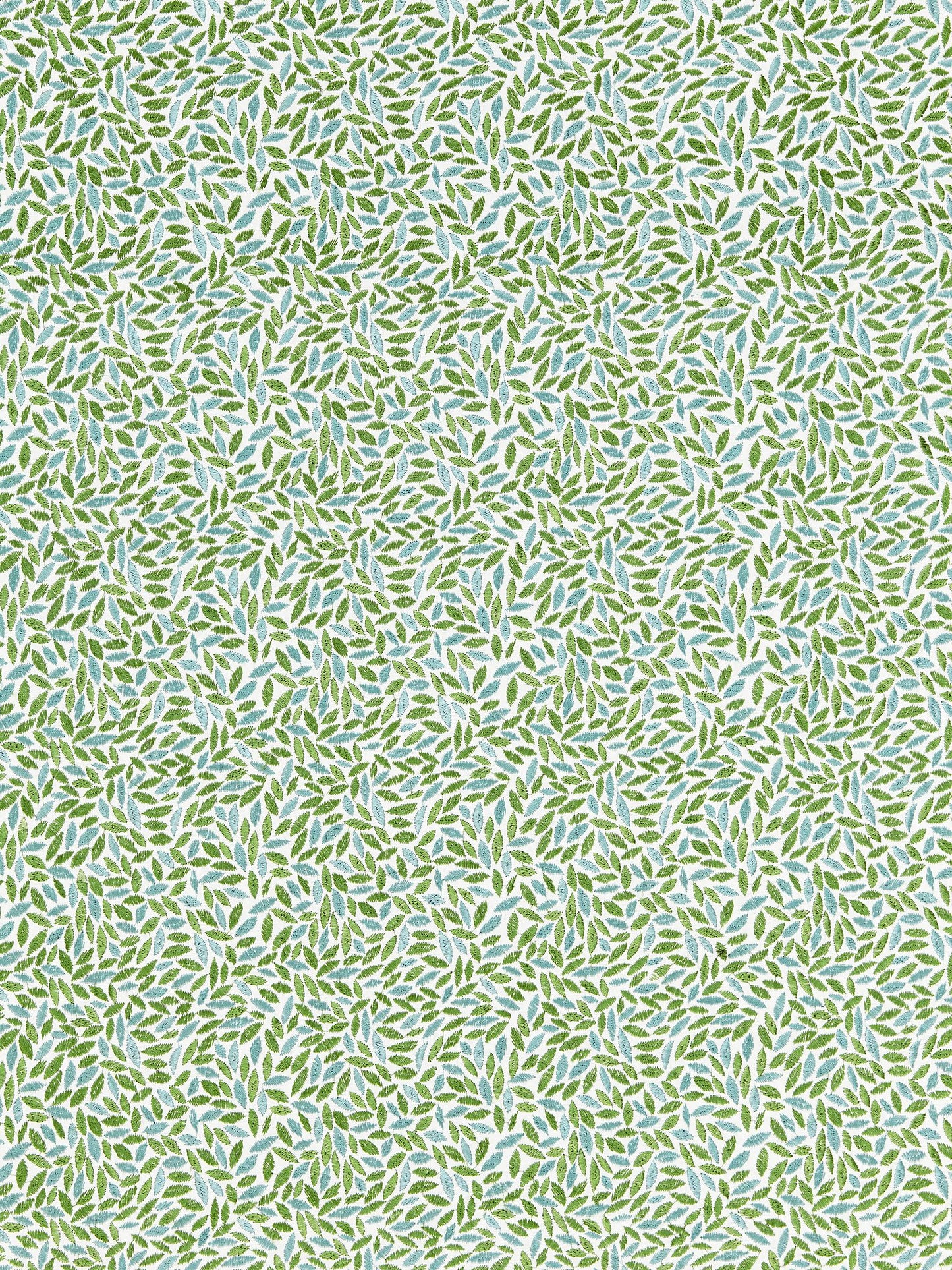 SCALAMANDRE  MEADOW EMBROIDERY FABRIC SEAGRASS   - GW 000227207