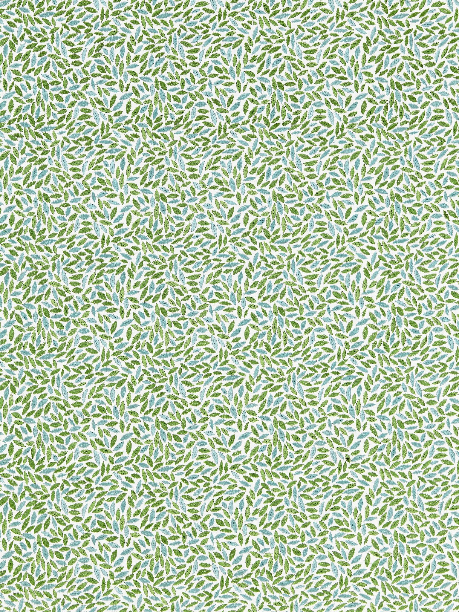 SCALAMANDRE  MEADOW EMBROIDERY FABRIC SEAGRASS   - GW 000227207