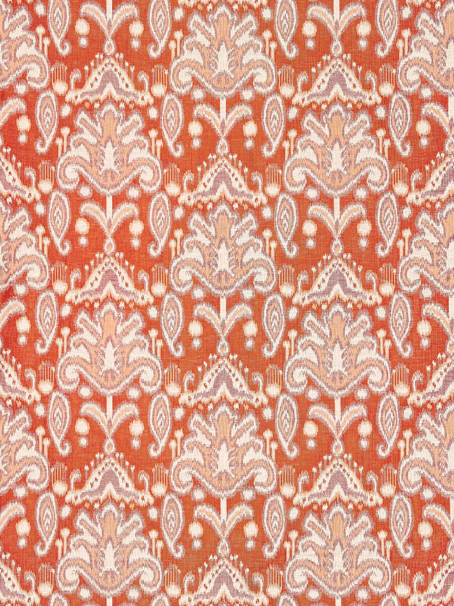 SCALAMANDRE  KANDIRA IKAT FABRIC PAPAYA   - GW 000227210