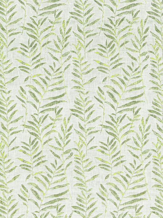 SCALAMANDRE  WILLOW WEAVE FABRIC SPRING GREEN   - GW 000227211