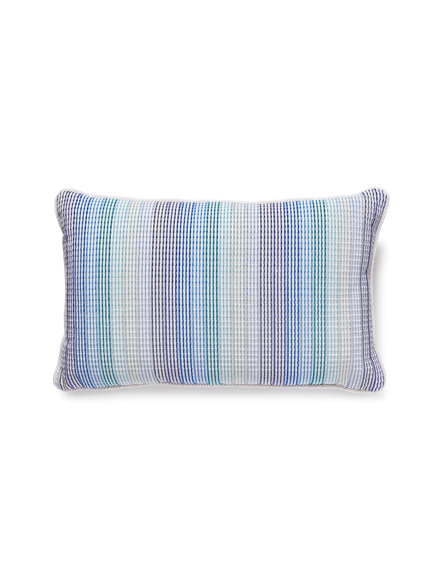 SCALAMANDRE PILLOWS   SMALL SCALE 
STRIPE LUMBAR    - GW 0002LANDRPILL NEW SKU # GWLANDRPILL0002