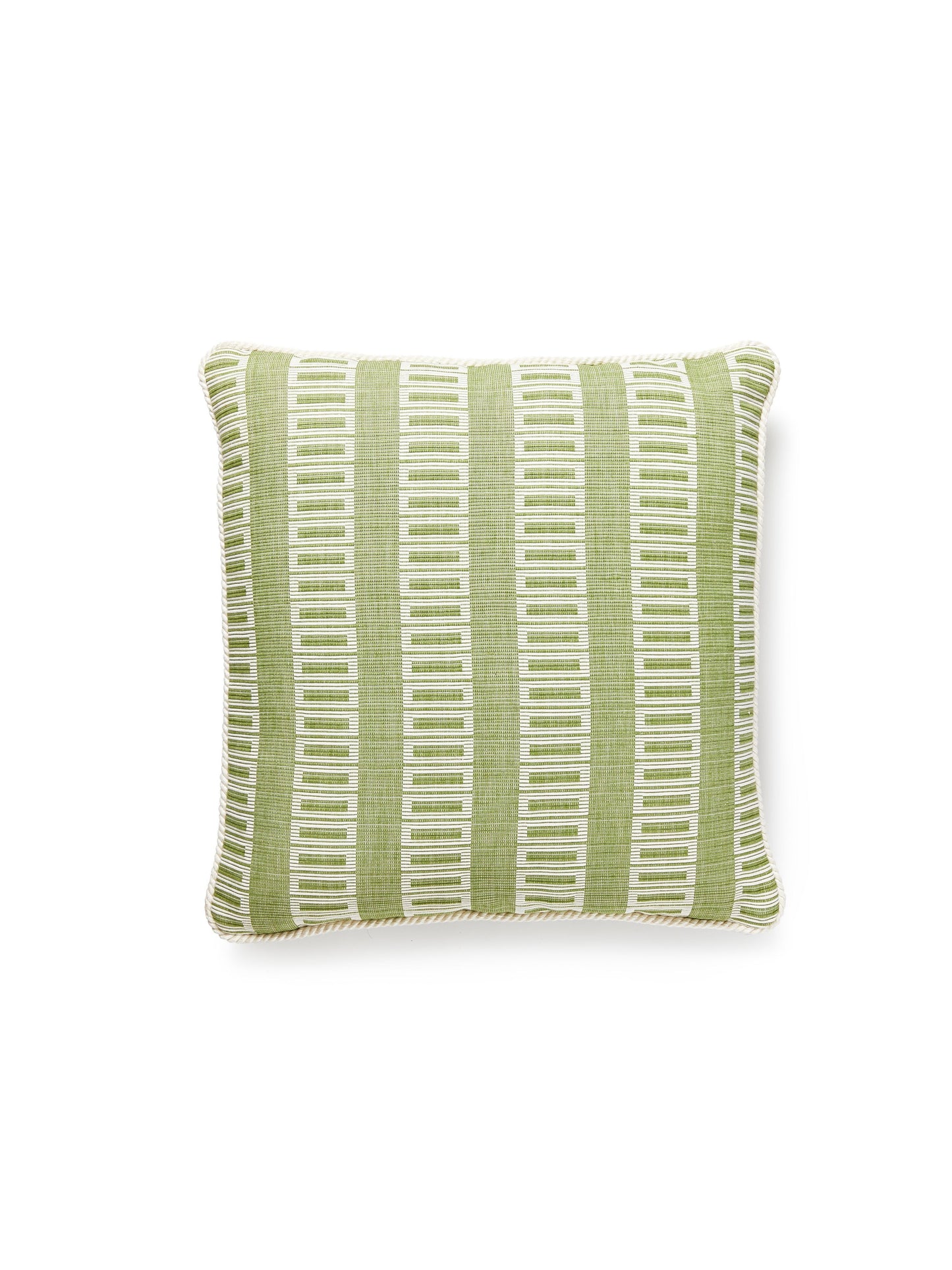 SCALAMANDRE PILLOWS   GEOMETRIC 
SMALL SCALE 
STRIPE SQUARE    - GW 0002LARKSPILL NEW SKU # GWLARKSPILL0002