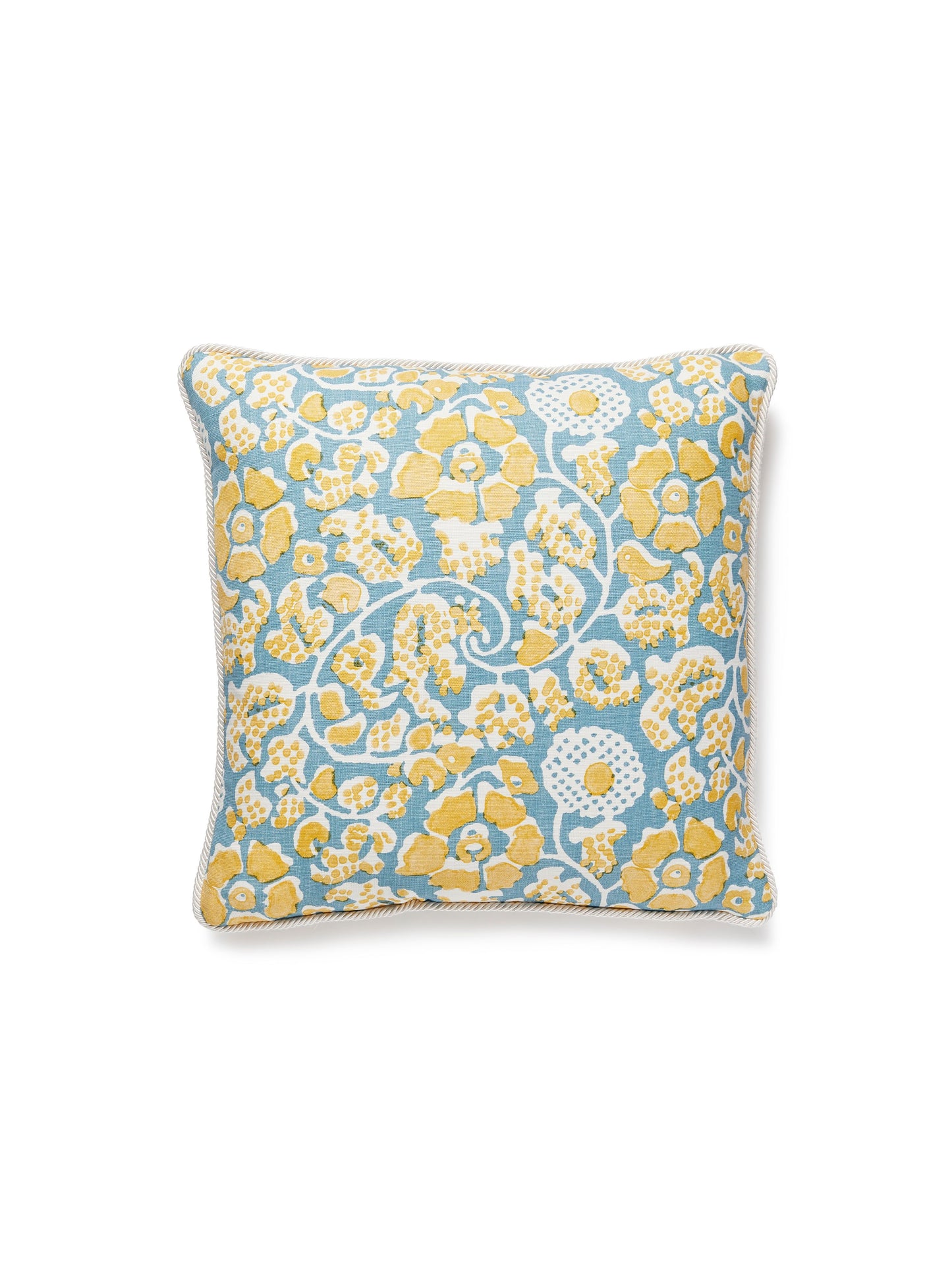 SCALAMANDRE PILLOWS   BOTANICAL / FOLIAGE 
FLORAL SQUARE    - GW 0002MAIDFPILL