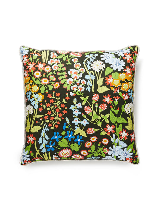 SCALAMANDRE PILLOWS   FLORAL SQUARE    - GW 0003NYMPHPILL NEW SKU # GWNYMPHPILL0003