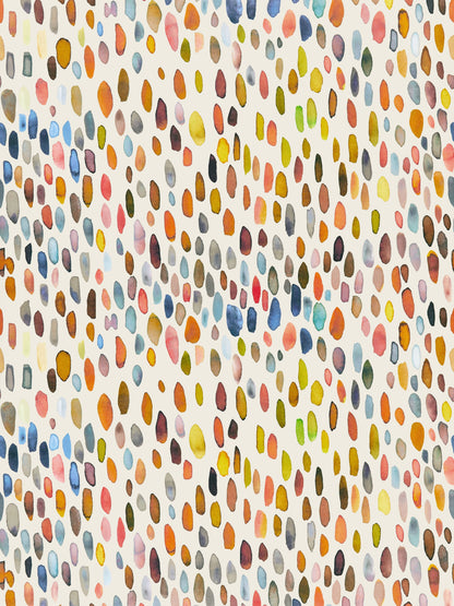 SCALAMANDRE  JAMBOREE ABSTRACT 
DOTS , CIRCLES 
GRAPHIC BLUE / MULTI   - GW 0003WP88507 NEW SKU # GWWP885070003