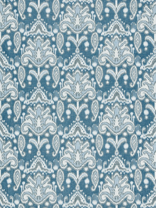 SCALAMANDRE  KANDIRA IKAT FABRIC MARINE   - GW 000427210