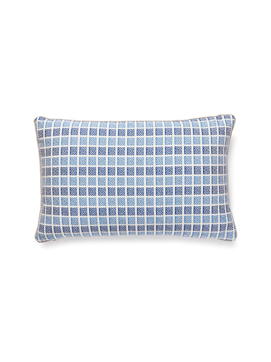 SCALAMANDRE PILLOWS   GEOMETRIC 
SMALL SCALE LUMBAR    - GW 0004LFAIRPILL