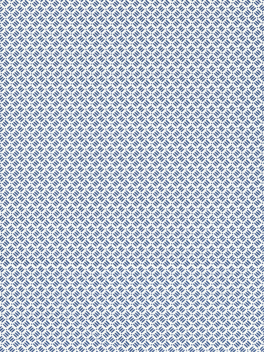 SCALAMANDRE  DASH & DOT PRINT FABRIC MARINE   - GW 000616618