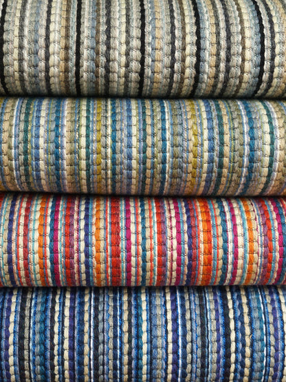 SCALAMANDRE  ALDER STRIPE FABRIC SEAGRASS   - GW 000227231 NEW SKU # GW272310002