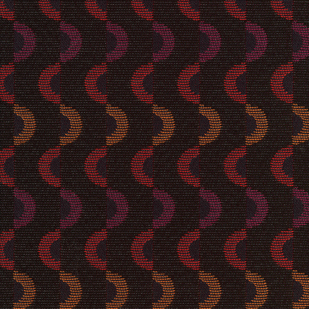 NICHOLASJOHN INC NJ-LANCASTER Flame Geometric,Contemporary   Fabric - NJ25-1471