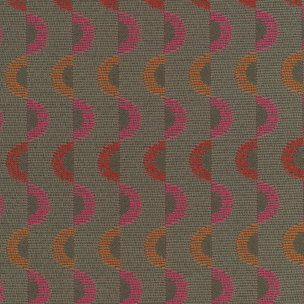NICHOLASJOHN INC NJ-LANCASTER Rosewood Geometric,Contemporary   Fabric - NJ25-1473