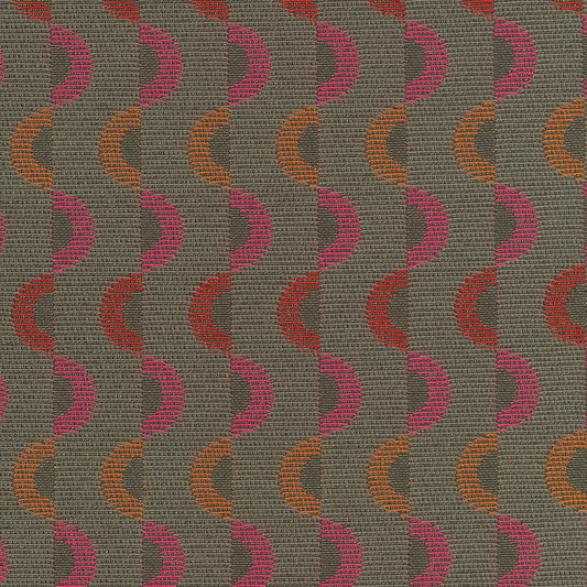 NICHOLASJOHN INC NJ-LANCASTER Rosewood Geometric,Contemporary   Fabric - NJ25-1473