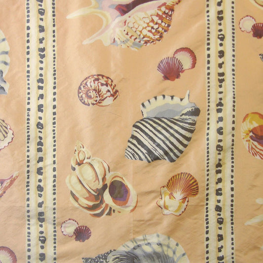 SCALAMANDRE OUTLET  FABRIC LES COQUILLAGES SILK WARP  FABRIC CHAMPAGNE   - H0 00011111 NEW SKU # H011110001