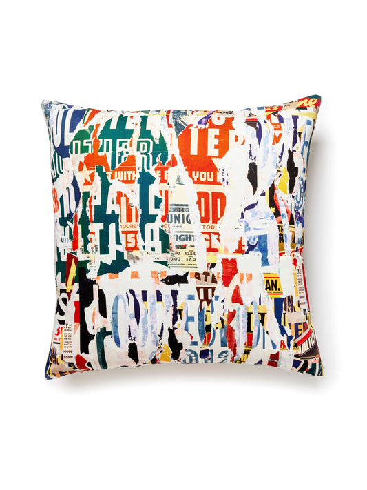 SCALAMANDRE PILLOWS   ABSTRACT 
GRAPHIC SQUARE    - H0 0002METROPIL NEW SKU # H0METROPIL0002