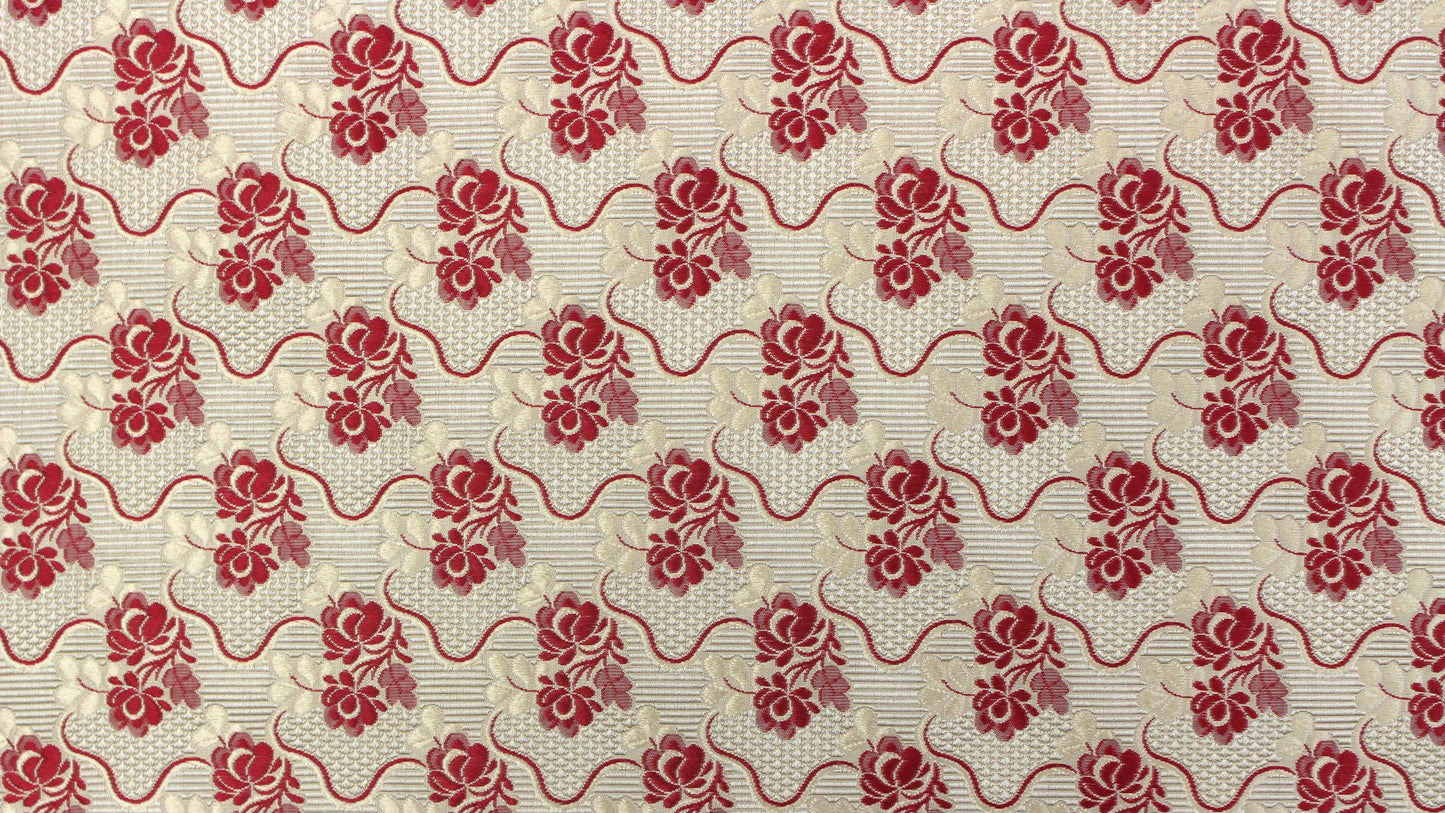 SCALAMANDRE OUTLET  FABRIC CARMONTEL  FABRIC ROUGE   - H0 00061531