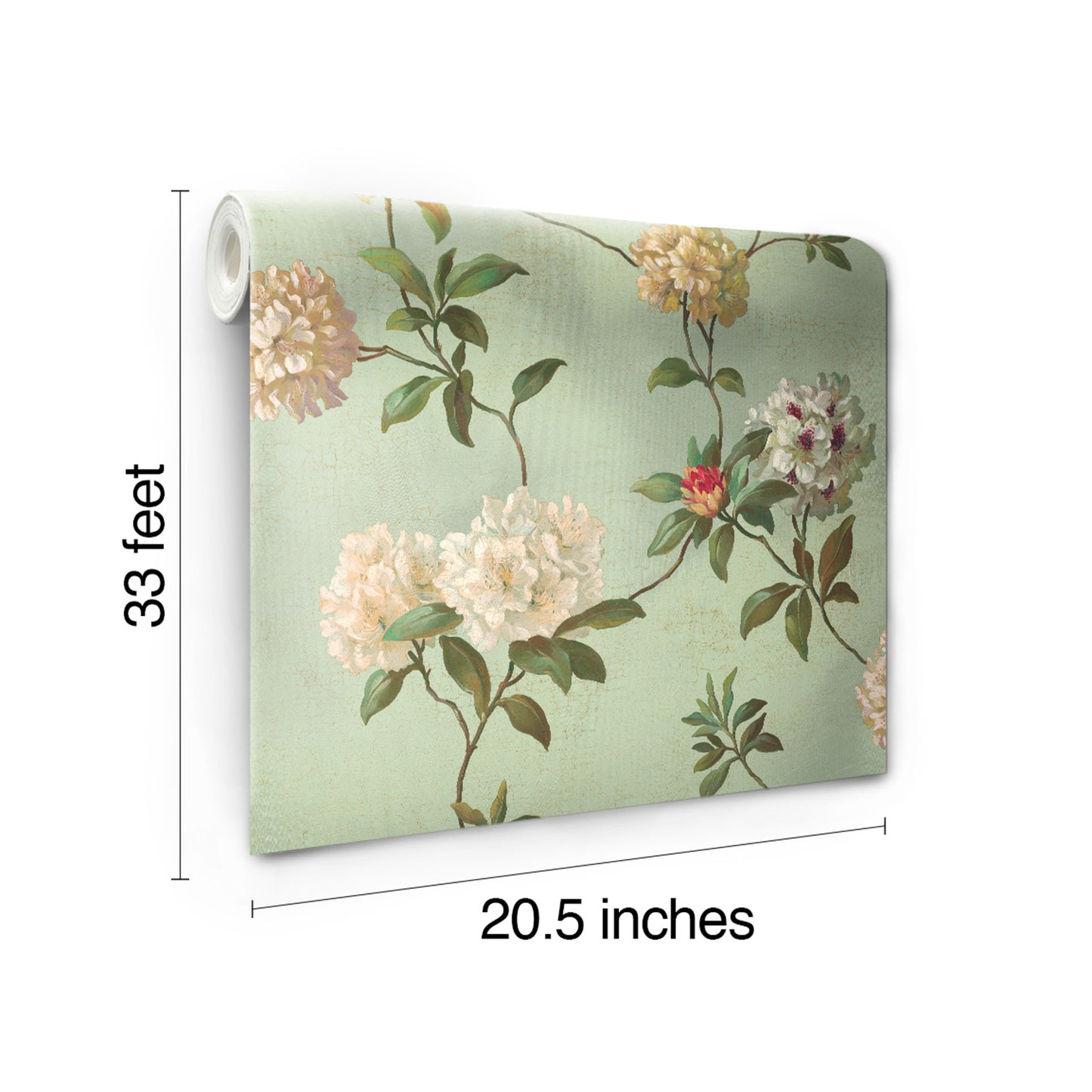 York Wallcoverings HP QuietWall Rhododendron Script  Blue Wallpaper   Blues   - HA1289