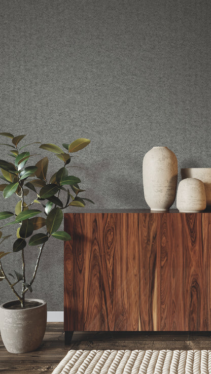 York Wallcoverings HP QuietWall Savile Gunmetal Wallpaper  Textures Metallics   - HA3653R