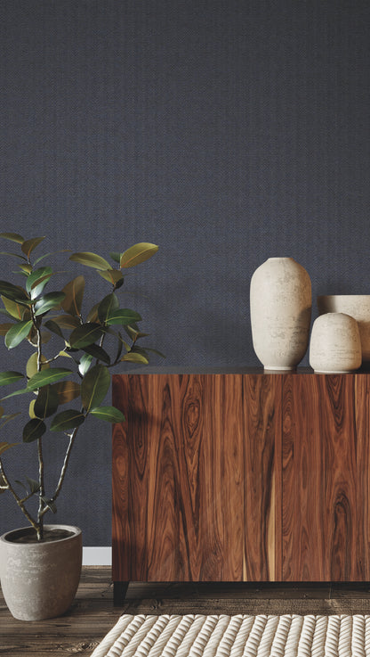 York Wallcoverings HP QuietWall Savile Navy Wallpaper  Textures Blues   - HA3654R