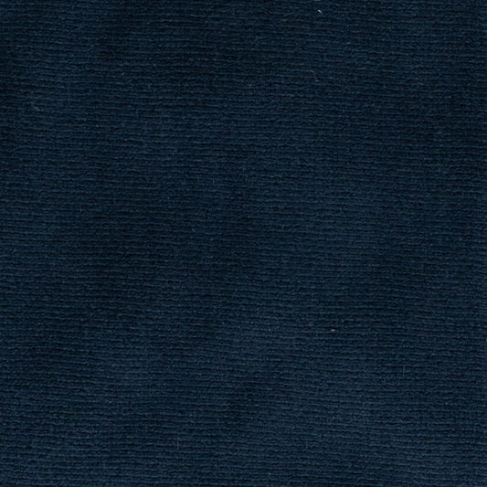 STOUT TEXTILES  UPHOLSTERY,VELVET TRADITIONAL, SOLID INDIGO,INK   - HAIK-4