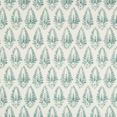 KRAVET BASICS PRINT  WHITE,TEAL,   - HALEIWA.135.0