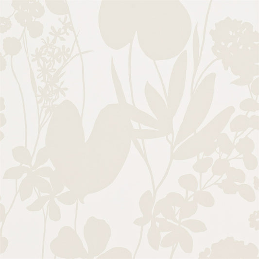 HARLEQUIN Nalina Wallpaper Contemporary, Floral Pearl  Rotary Printed Wallpaper - HAMA111053