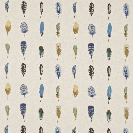 HARLEQUIN Limosa Fabric Other Indigo,Mustard,Stone   - HAMA120338